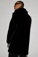 Cole Long Fur Coat(Black,S)