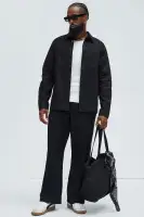 Eastman Pocket Button Up Shirt(Black,S)