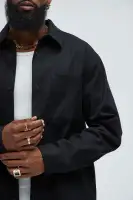 Eastman Pocket Button Up Shirt(Black,S)