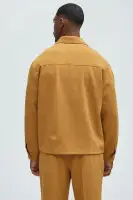 Ronan Weekender Button Up Shirt(Camel,S)