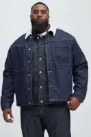 Paulie Contrast Trucker Jacket(Indigo,S)