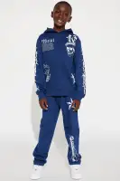 Mini Official Fleece Hoodie And Flare Bottom Pant Set