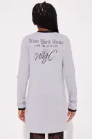 Mini Lower East Side Front Back Dress(Grey/Black,4/5)