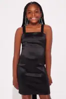 Mini Simple But Special Dress(Black,7)