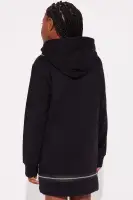Mini Keeping It Simple Sweatshirt Dress(Black,4/5)