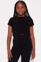 Mini Emily Cozy Soft PJ Pant Set(Black,4/5)