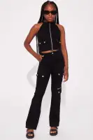 Mini She's Edgy Pant Set