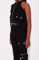 Mini She's Edgy Pant Set(Black,4/5)