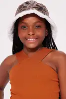 Mini Shimmer Cheetah Bucket Hat