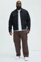Carl Button Up Jacket(Indigo,S)