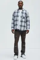 Dighton Plaid Shirt(Blue/combo,S)