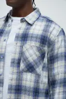Dighton Plaid Shirt(Blue/combo,S)