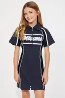 Mini Nomi Shirt Dress(Blue/combo,4)
