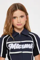 Mini Nomi Shirt Dress(Blue/combo,4)