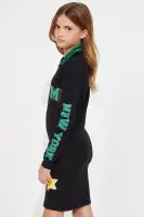 Mini New York 97 Long Sleeve Dress(Black,4/5)