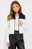Mini Without A Bother Faux Leather Pant Set(Black/combo,4/5)