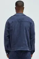 All Star Distressed Trucker Jacket(Blue,S)