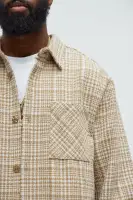 James Tweed Button Up Shirt(Tan/Multi,S)