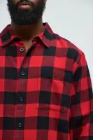 Neponset Flannel Shirt(Red/Black,S)