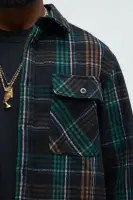 Irving Plaid Button Up Shirt(Multi Color,S)