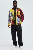 All We Trust Flannel(Multi Color,S)