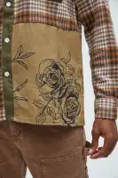 Born To Be Real Flannel(Multi Color,S)