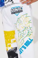 Mini Sonic The Hedgehog Let's Roll Jogger Set(White,4/5)