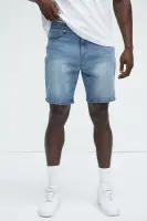 Cornell Slim Denim Shorts(Light Wash,30)