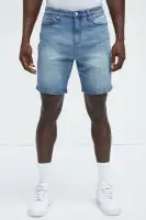 Cornell Slim Denim Shorts(Light Wash,30)