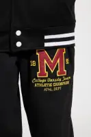 Mini College Varsity Matching Fleece Jogger Set(Black,4)
