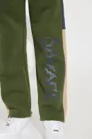 Mini Savage All The Time Colorblock Fleece Pant Set(Olive/combo,XS)