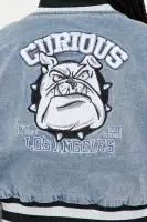 Mini Curious Varsity Jacket Set(Grey/combo,4)