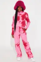 Mini Tie Dye Sweatshirt Set