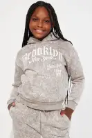 Mini Brooklyn Living Washed Jogger Set(Stone,4/5)
