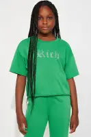 Mini Rich Girl Pant Set(Kelly Green,4/5)