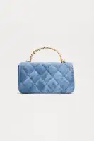 Mini Finally FriYAY Handbag(Denim,OS)