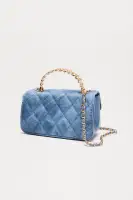 Mini Finally FriYAY Handbag(Denim,OS)