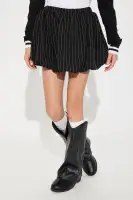 Mini Street Talkin' Pinstripe Bubble Skort