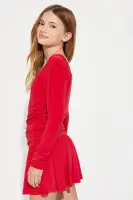Mini Sweet Treat Ruffle Skirt Set(Red,4/5)