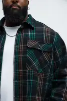 Irving Plaid Button Up Shirt(Multi Color,S)