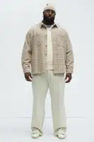 James Tweed Button Up Shirt(Tan/Multi,S)
