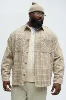 James Tweed Button Up Shirt(Tan/Multi,S)
