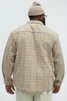 James Tweed Button Up Shirt(Tan/Multi,S)