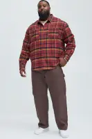 Yuill Plaid Flannel Shirt(Multi Color,S)