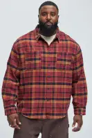 Yuill Plaid Flannel Shirt(Multi Color,S)