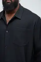 Turner Pocket Button Up Shirt(Black,S)