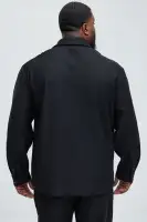 Turner Pocket Button Up Shirt(Black,S)