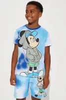 Mini Mickey Mouse Spray Short Set(Multi Color,4/5)