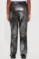 Mini Gotta Let Go Faux Suede Legging(Silver,S)