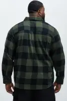 Park Flannel Shirt(Green/combo,S)